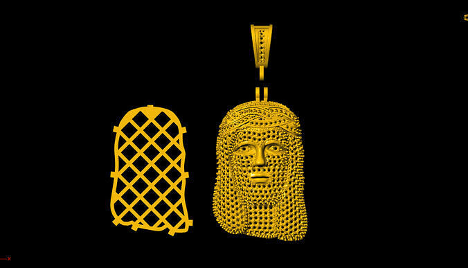 JESUS PENDANT 3D print model