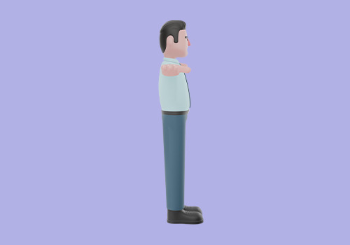 Stylized 3D Male Financial Analyst Character - Business 3D Model 3D model_5