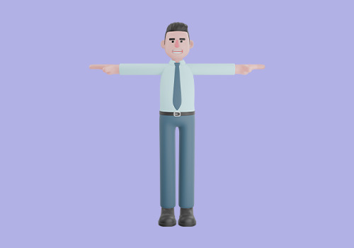 Stylized 3D Male Financial Analyst Character - Business 3D Model 3D model_2