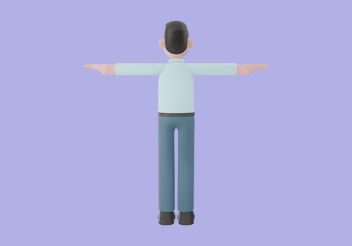 Stylized 3D Male Financial Analyst Character - Business 3D Model 3D model_4