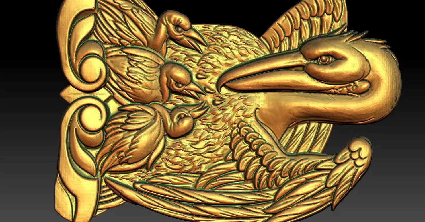 1 pelicanl CNC Relief Model 3D print model_0