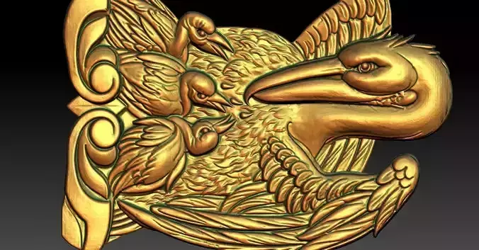 1 pelicanl CNC Relief Model