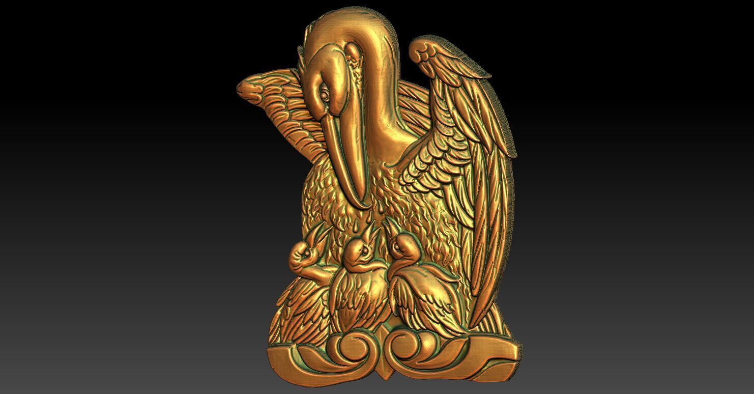 1 pelicanl CNC Relief Model 3D print model_3