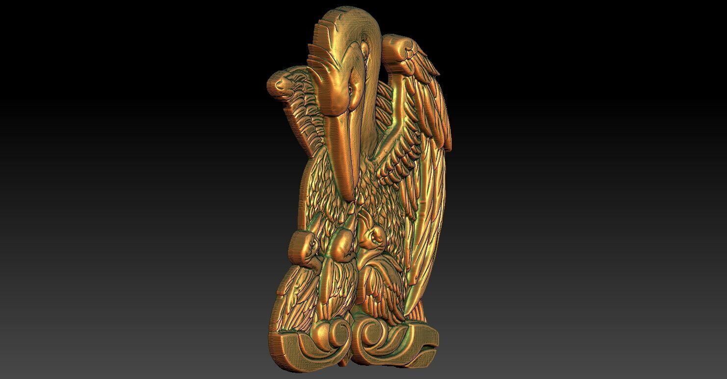 1 pelicanl CNC Relief Model 3D print model_2