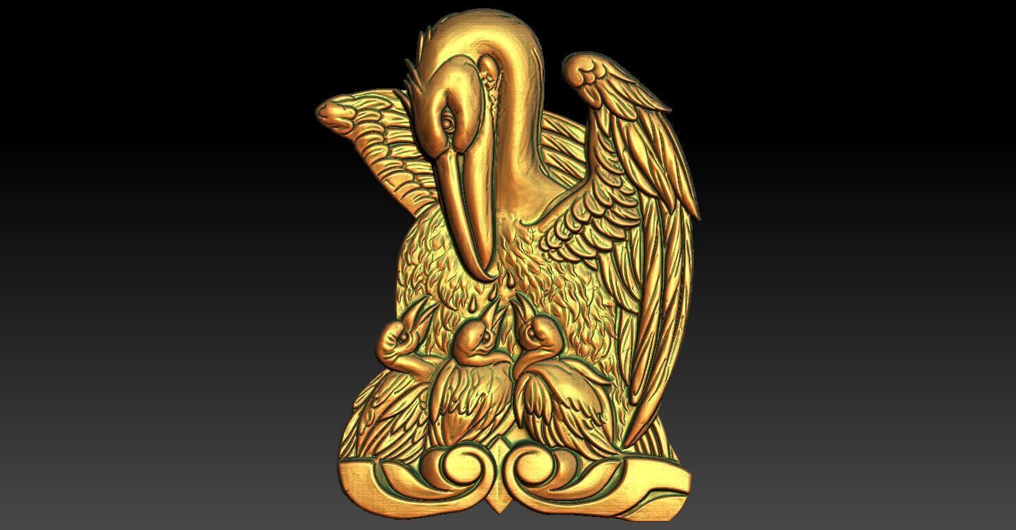 1 pelicanl CNC Relief Model 3D print model_1