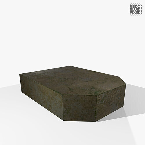 Bunker V01 Low-poly 3D model