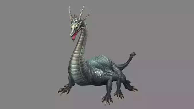 A six legged dragon monster - mosasaur