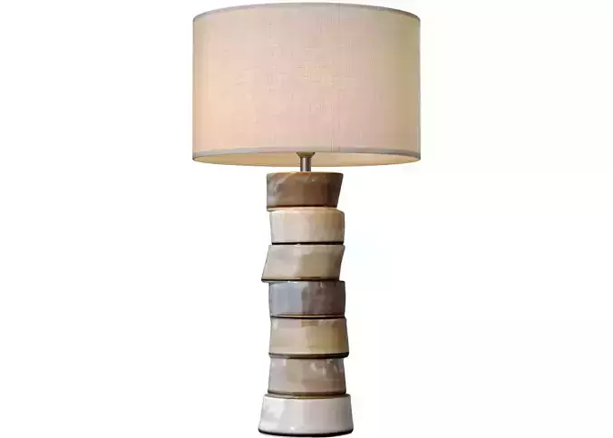 Scandinavian Sculpture Horn Nightstand Table Lamp Rustic Style