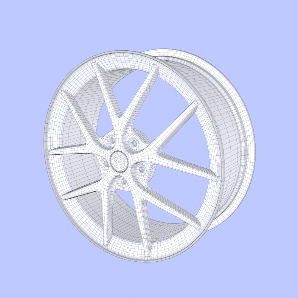 Wheel Rim Free 3D model_5