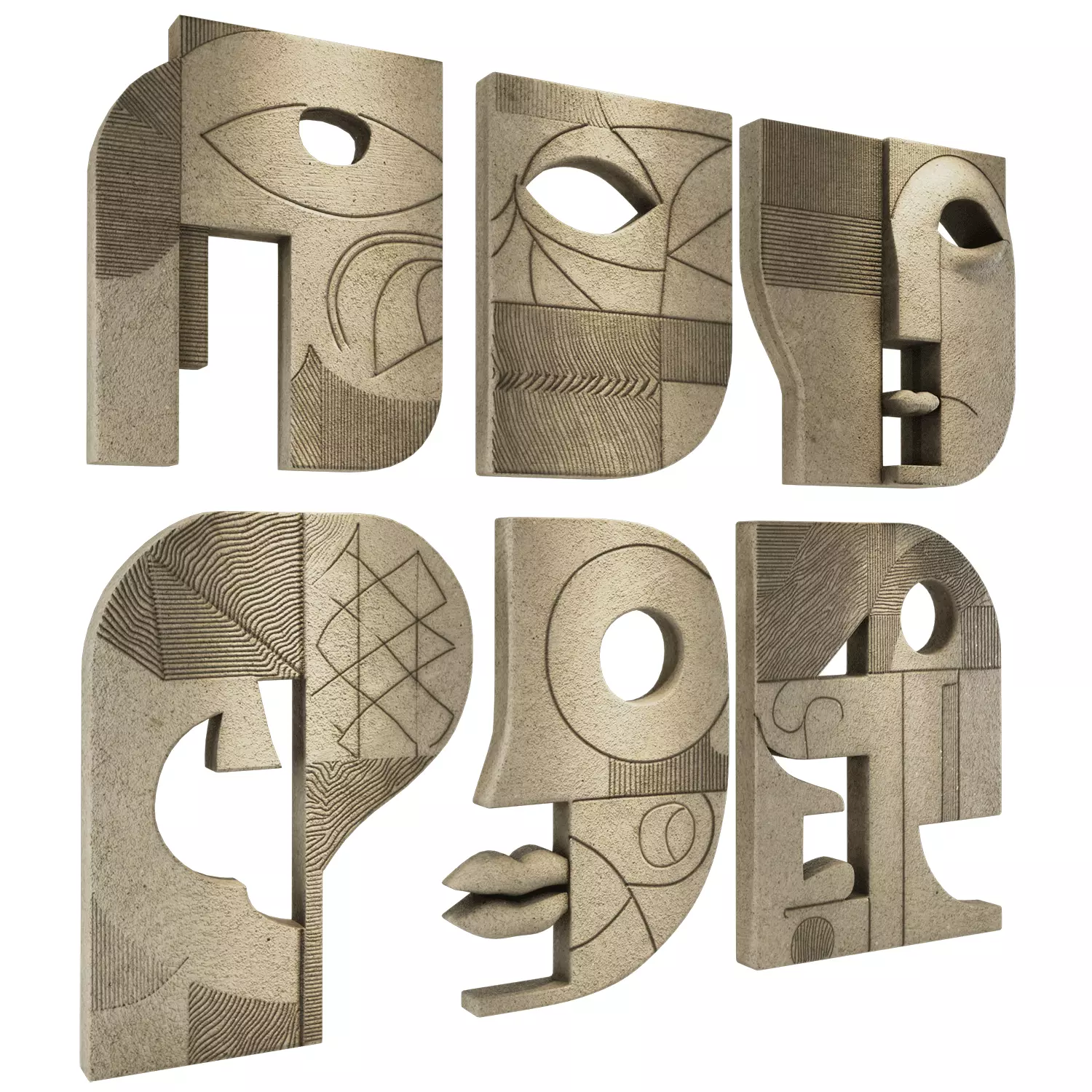 Faces of Form 3D model