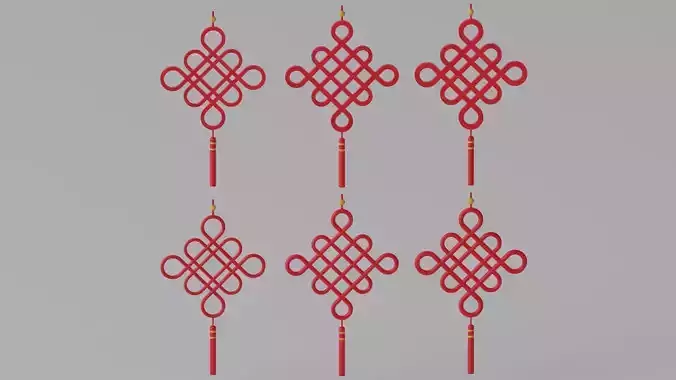 Cartoon Chinese Knot