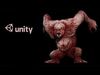 Mummy-zombie fat low-poly game engine ready 3D model Low-poly 3D model_1