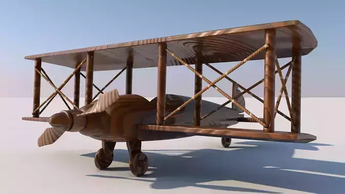 Wood Plane  Free 3D model