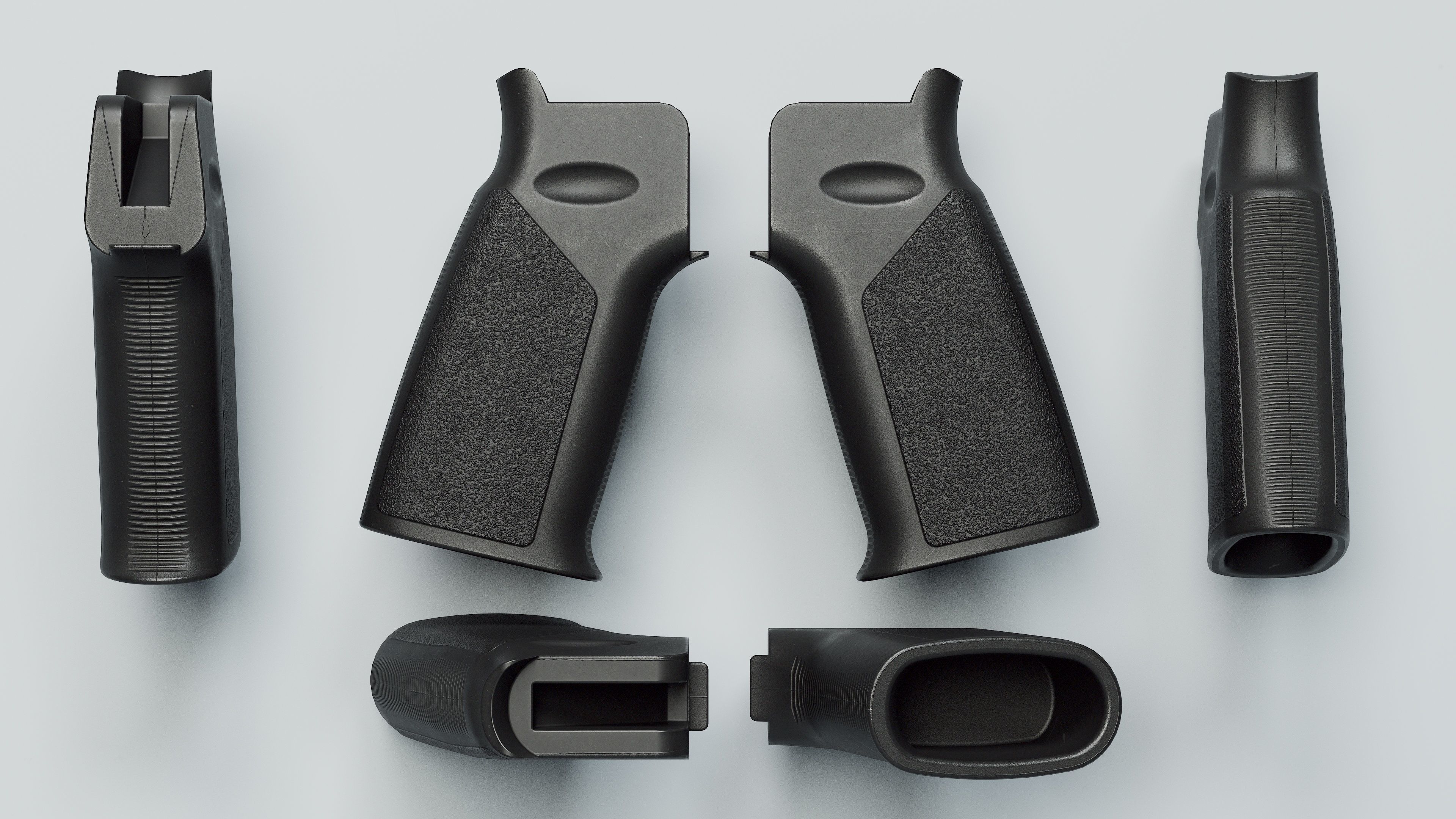 A17 Grip - Replica Low-poly 3D model_1