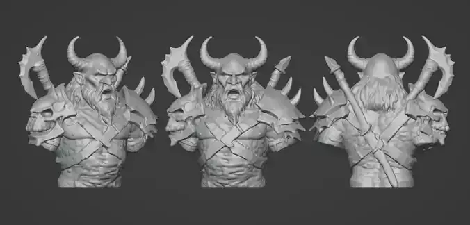 Boneforged Berserker - Deathbound Champion