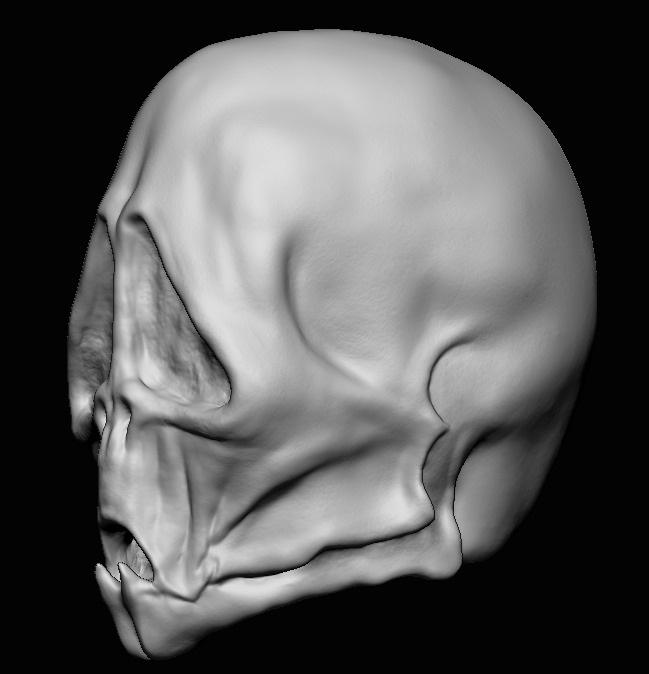 Givin Head Sculpt - Star Wars Head Sculpt - 3D Print File STL 3D print model_5