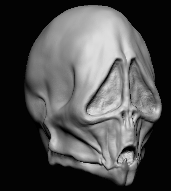 Givin Head Sculpt - Star Wars Head Sculpt - 3D Print File STL 3D print model_3