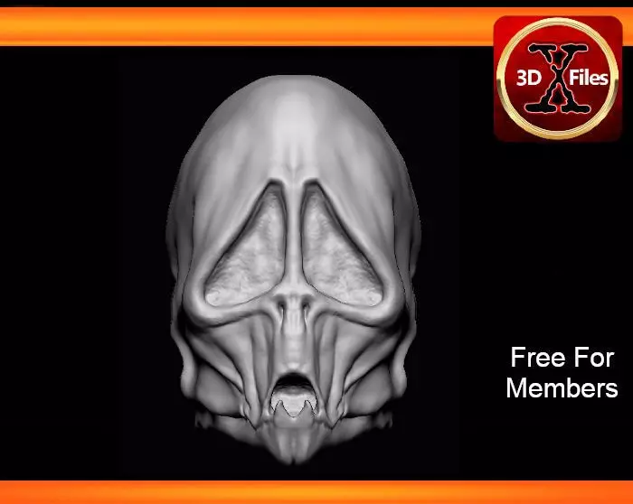 Givin Head Sculpt - Star Wars Head Sculpt - 3D Print File STL 3D print model_0