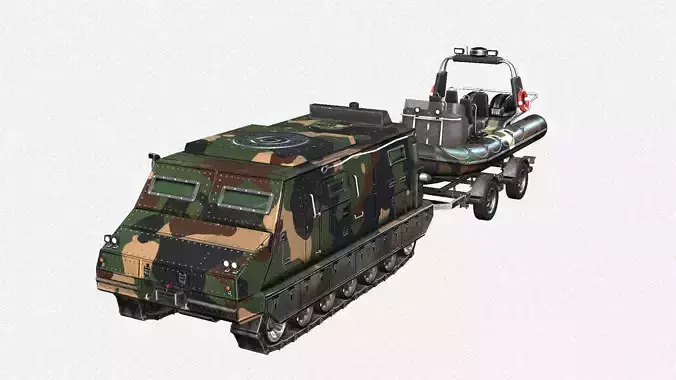 Tracked armored vehicle