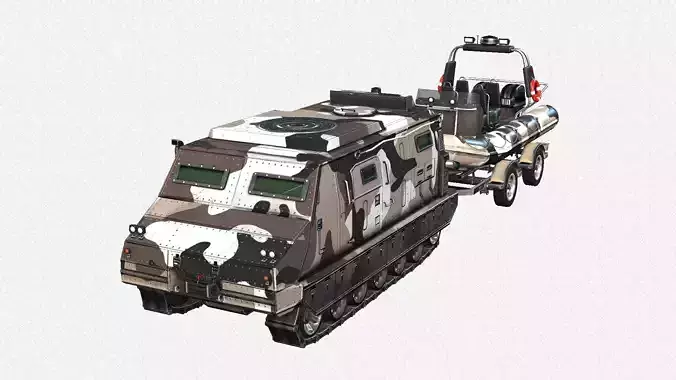 Tracked armored vehicle