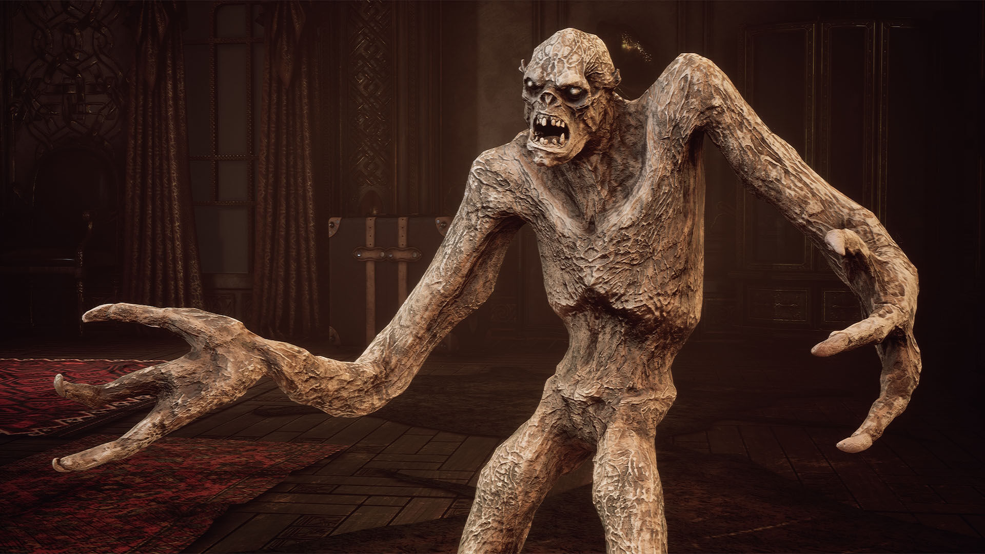 Mummy-zombie ghoul low-poly game engine ready 3D model Low-poly 3D model_7