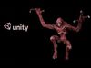 Mummy-zombie ghoul low-poly game engine ready 3D model Low-poly 3D model_2