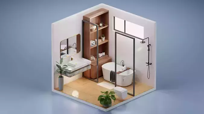 Bathroom interior