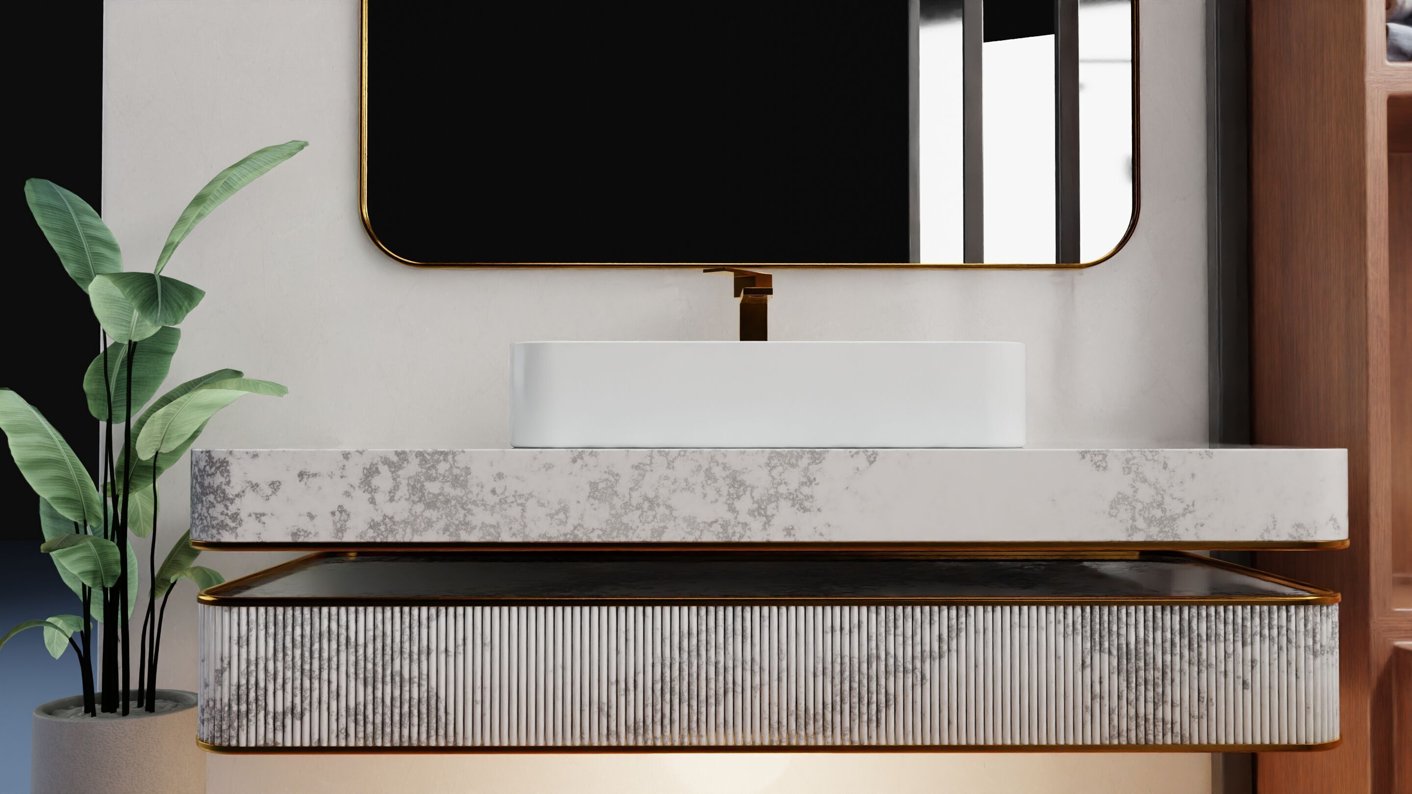 Bathroom interior 3D model_3