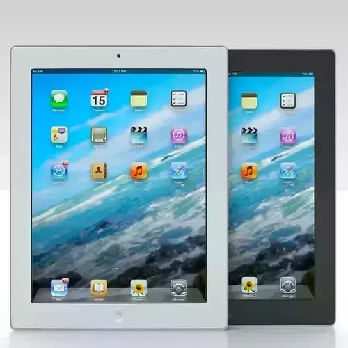 Generic iPad set 3D model