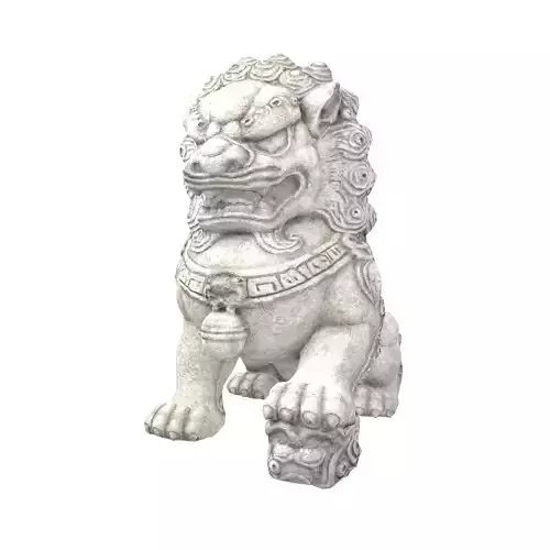 Chinese Guardian Lion v1 001
