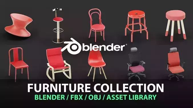 Chair Model Collection Vol 46