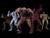 Mummy-zombie strong low-poly game engine ready 3D model Low-poly 3D model_1