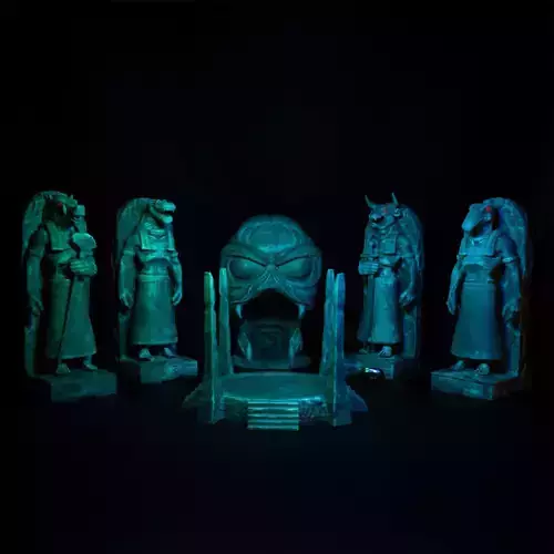 MUMM-RA LAIR DIORAMA 3D print model