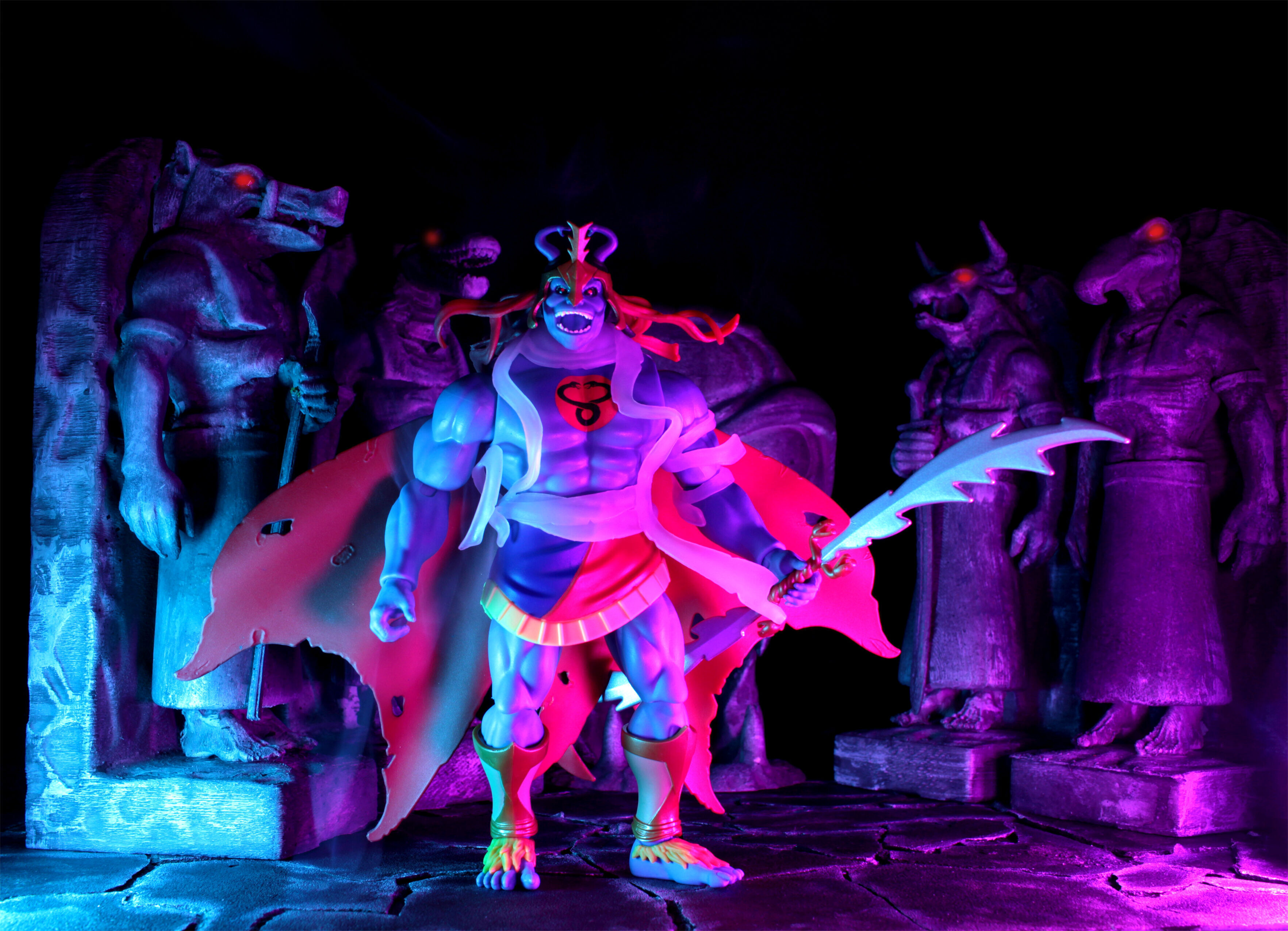 MUMM-RA LAIR DIORAMA 3D print model_1
