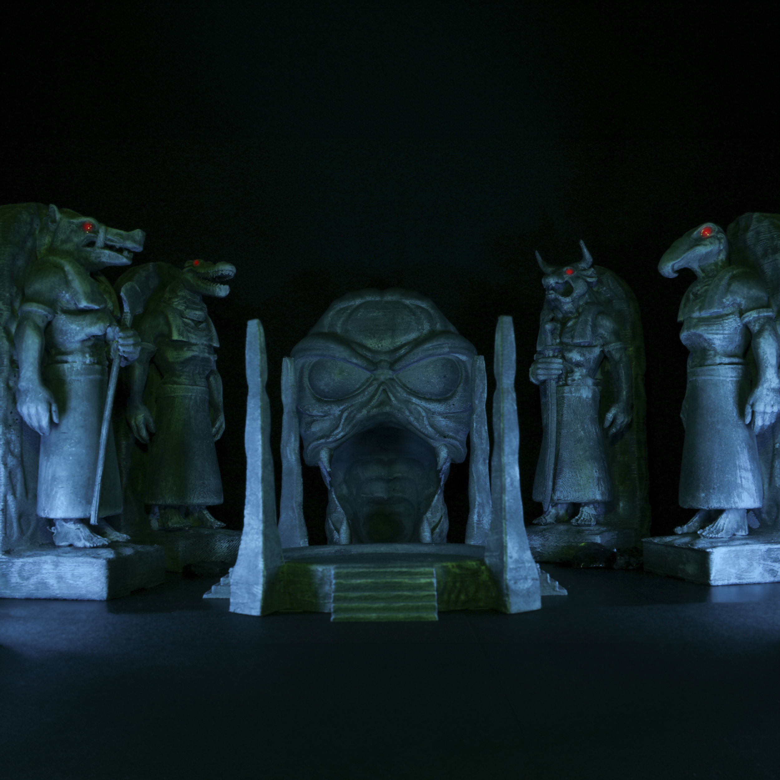 MUMM-RA LAIR DIORAMA 3D print model_3