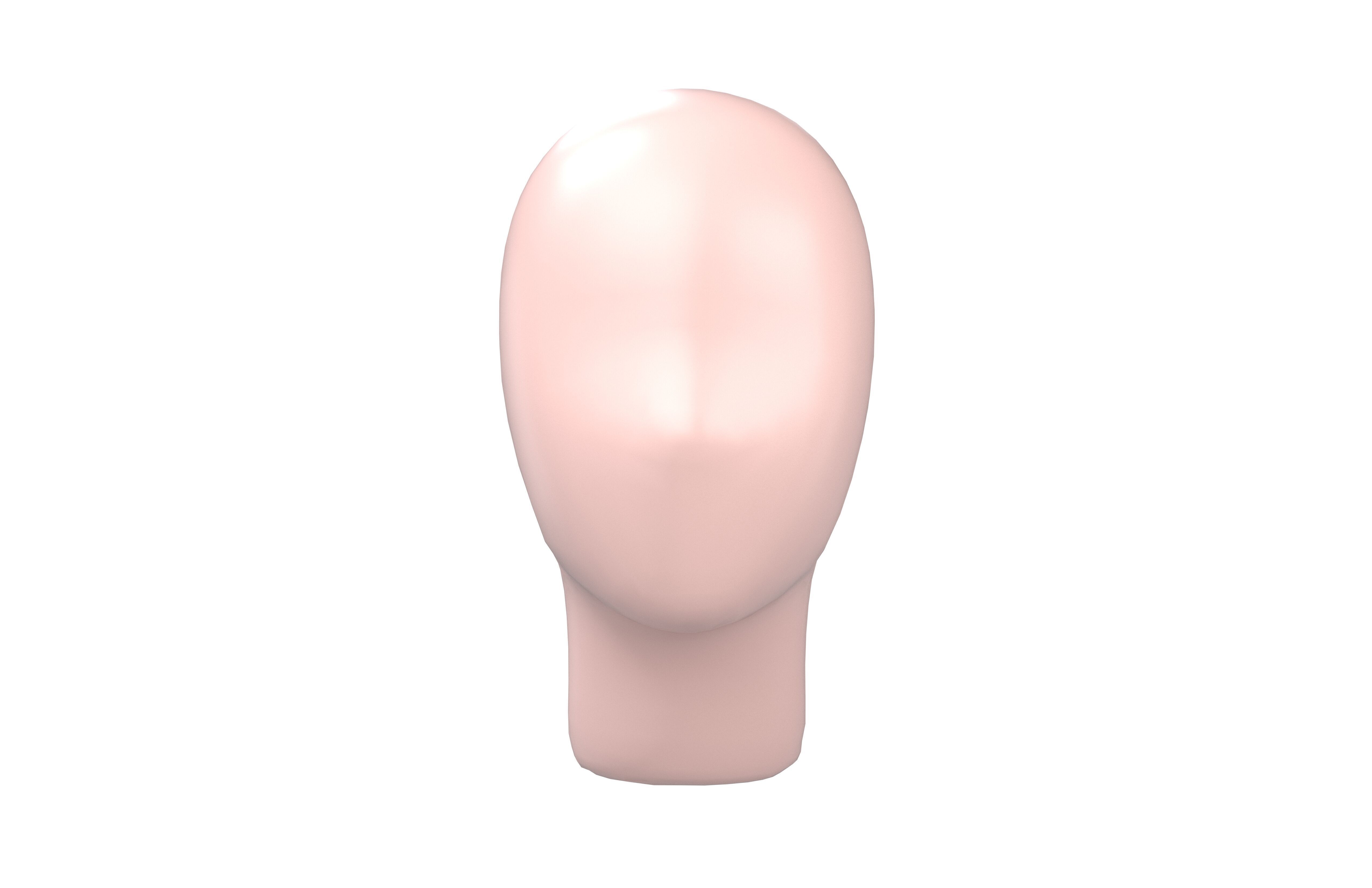 Dummy Head v1 003 Low-poly 3D model_2