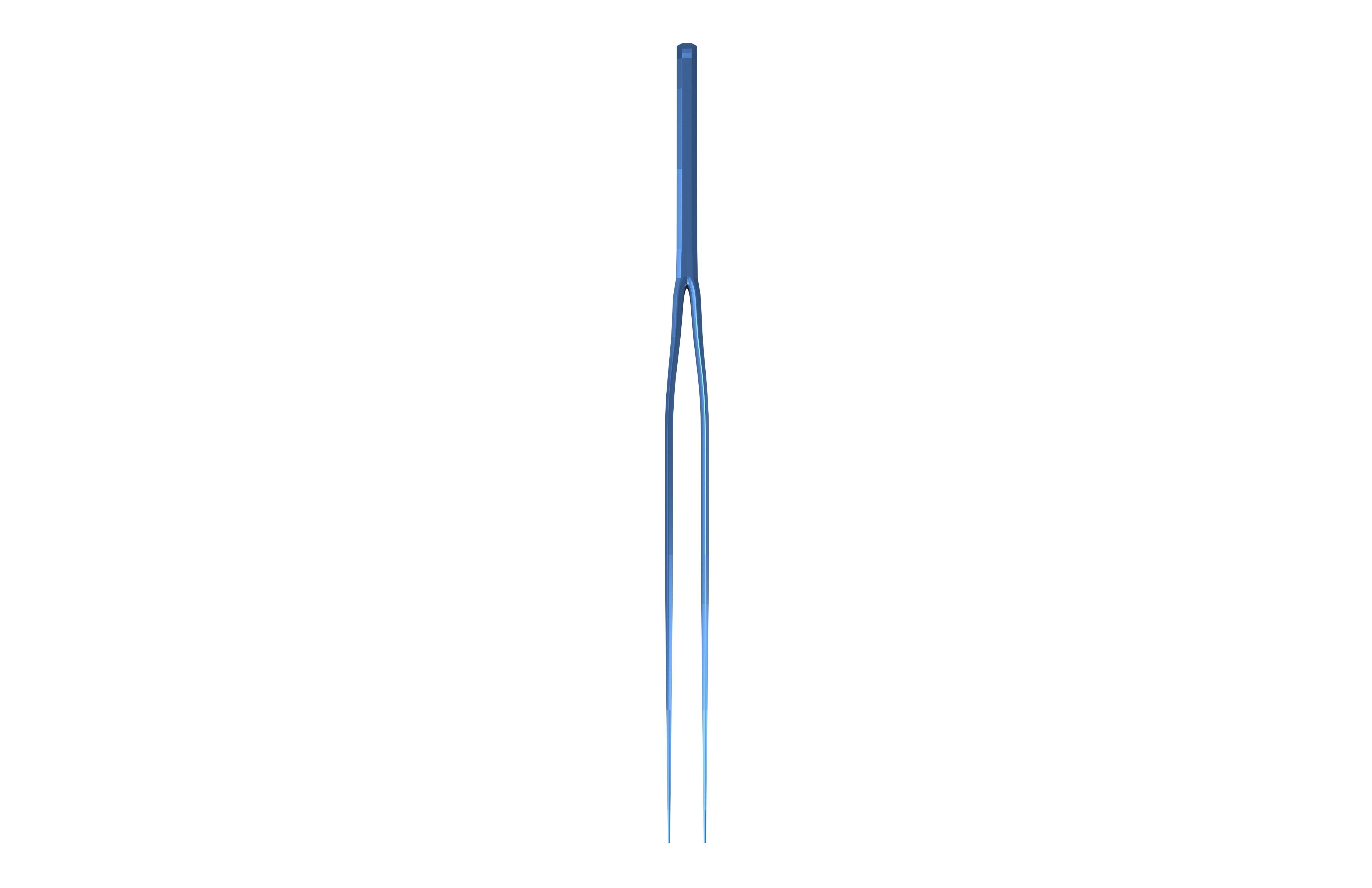 Operating Tissue Forceps Surgical Instrument V1 002 Low-poly 3D model_1