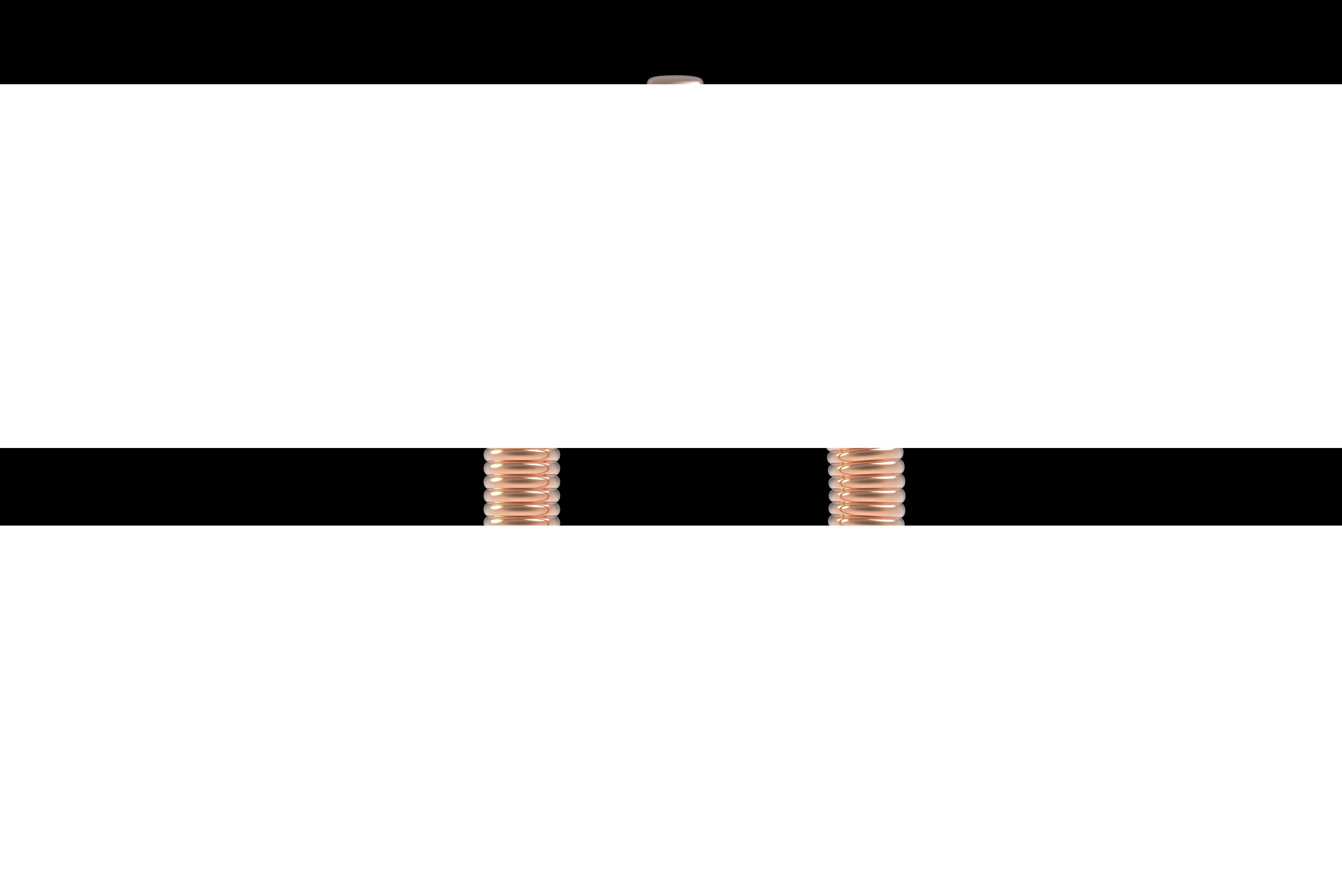 Spiral Initial Letter D Pendant 3D print model_30