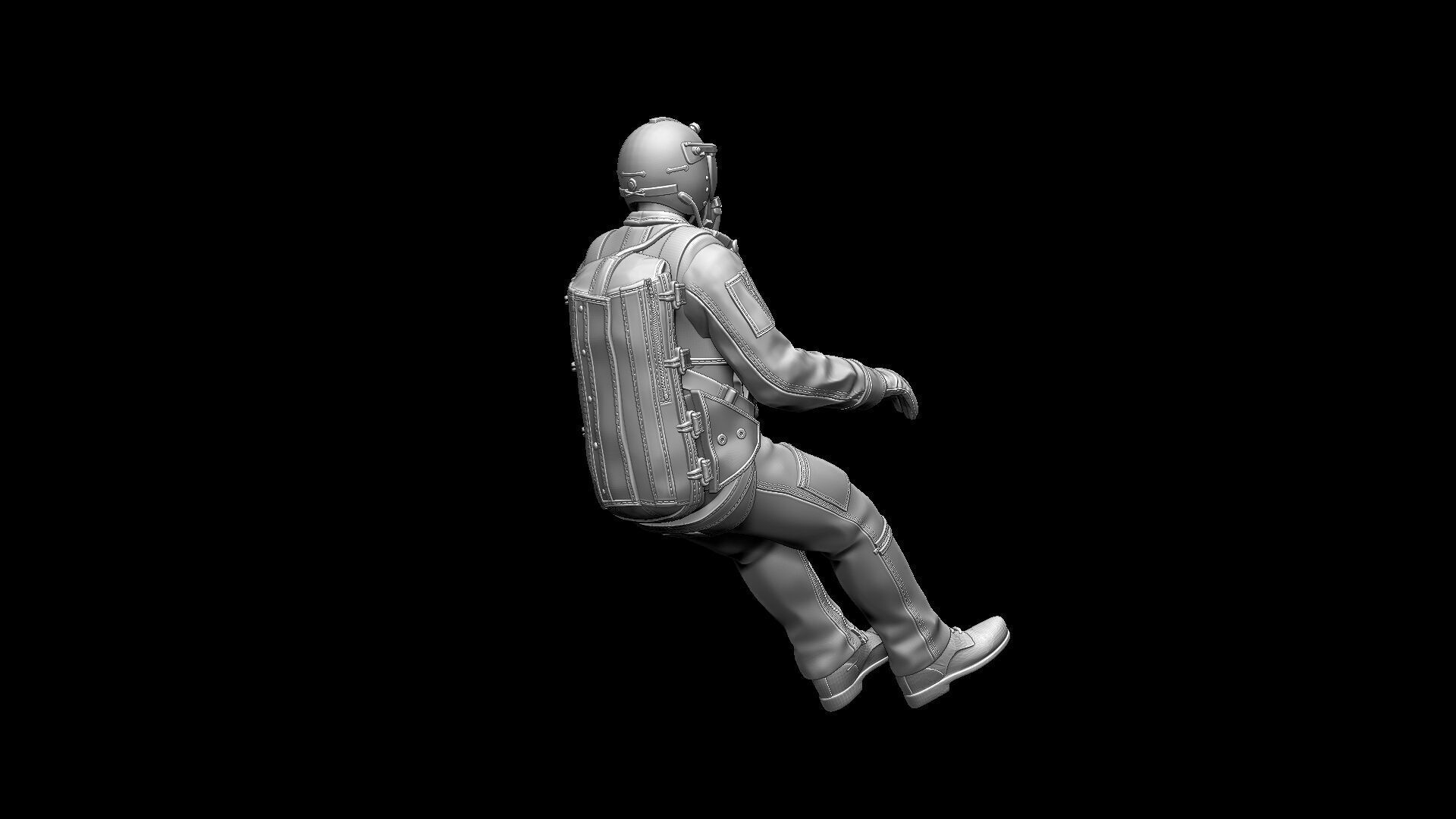 Italian Pilot 3D print model_22