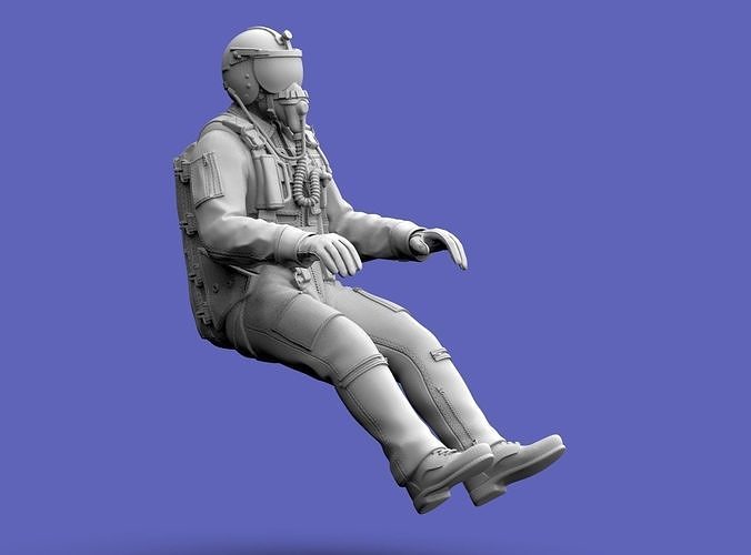 Italian Pilot 3D print model