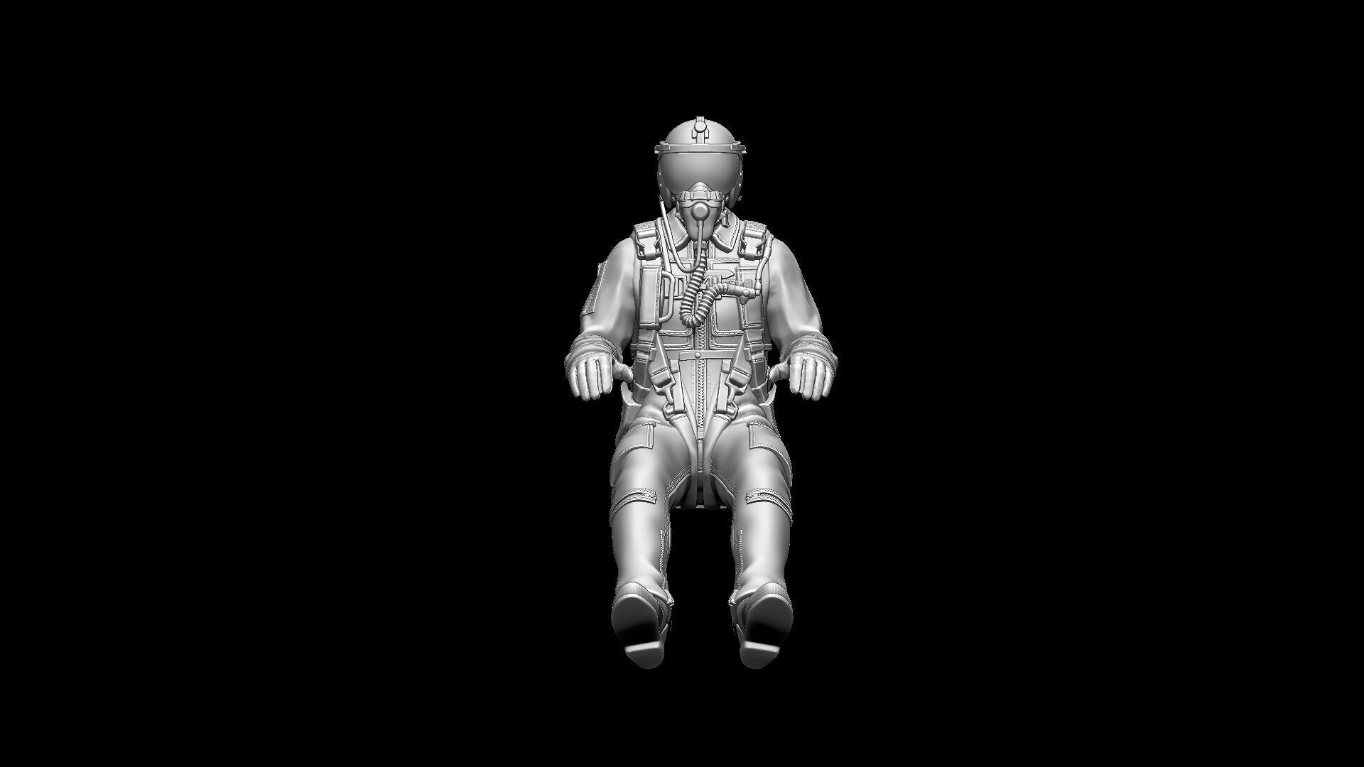 Italian Pilot 3D print model_26