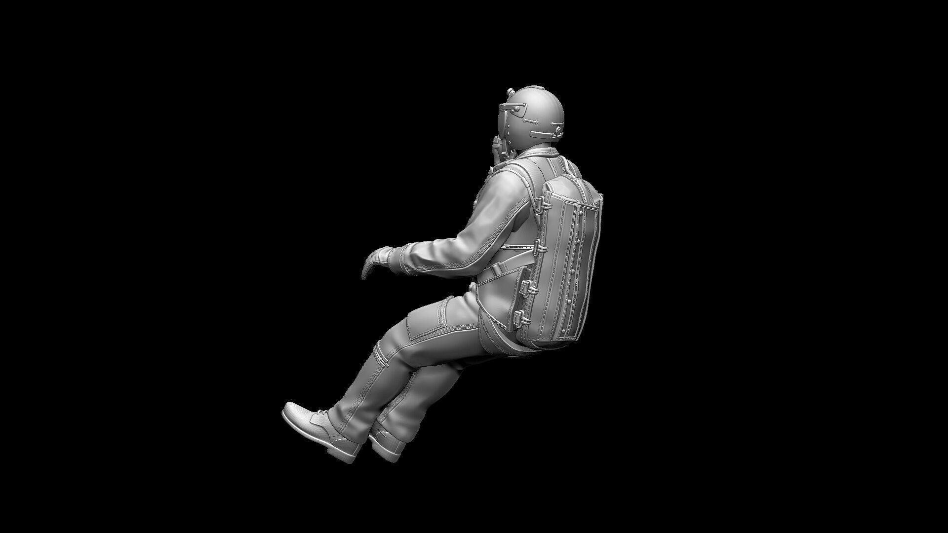 Italian Pilot 3D print model_18