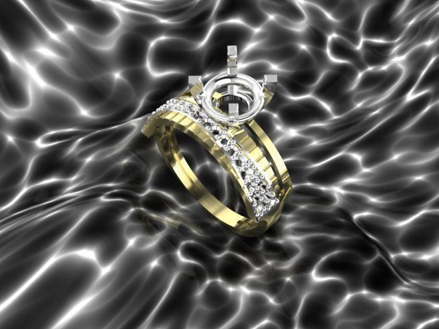 Ring wedding 3D print model