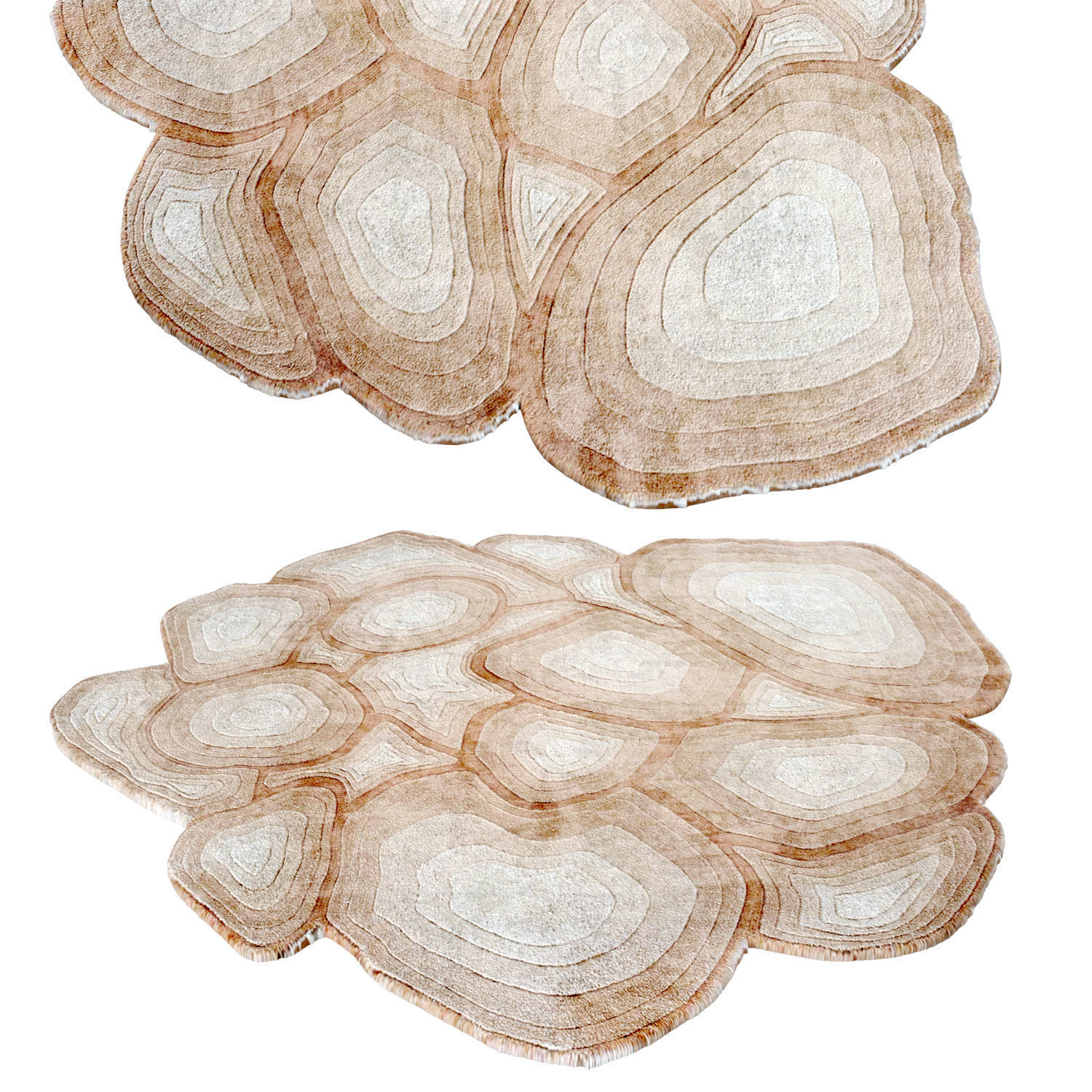 Apricot Caliedo Rug 3D model_2