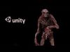 Mummy-zombie withered low-poly game engine ready 3D model Low-poly 3D model_1