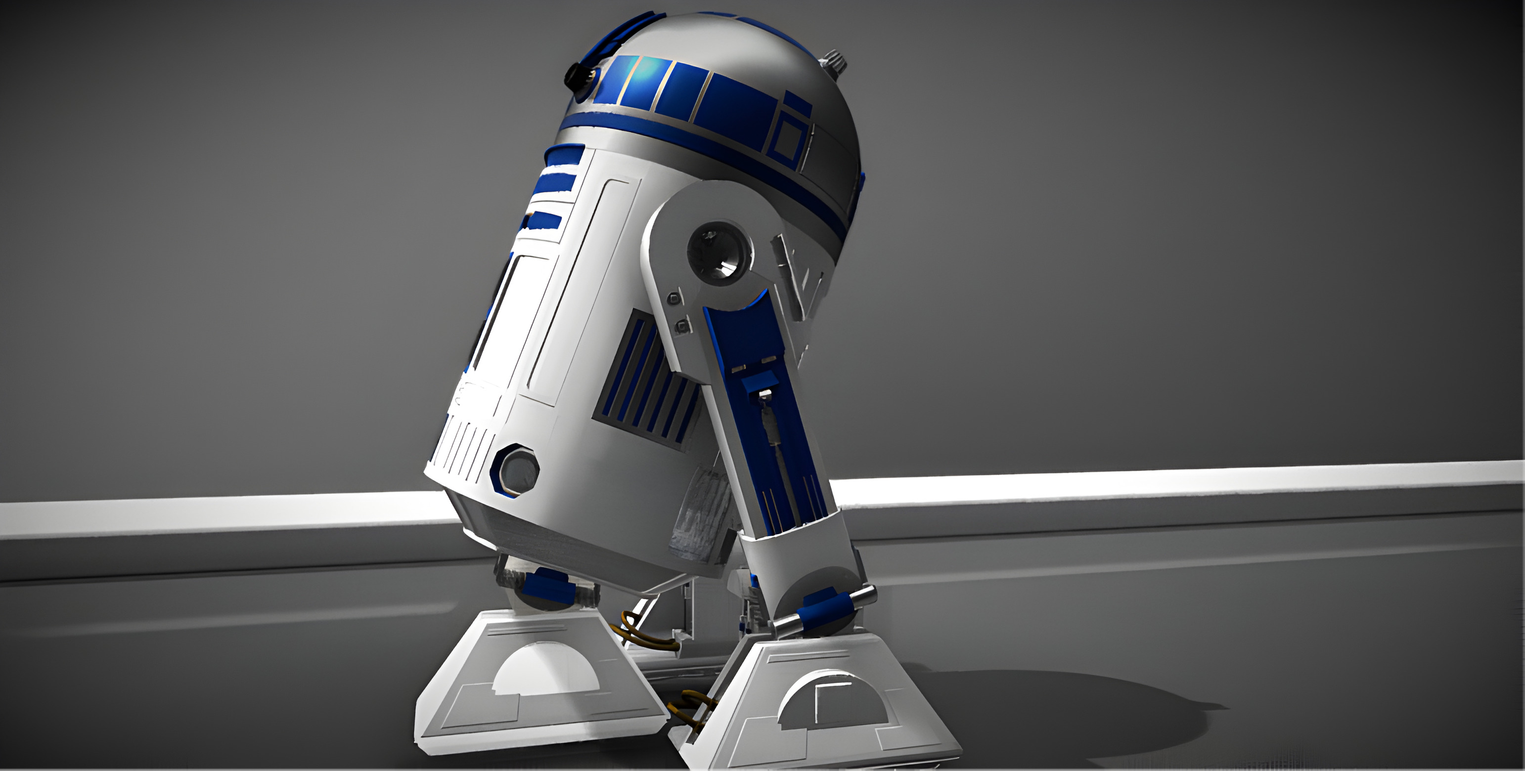 R2-D2 Droid 3D Model Low-poly 3D model_5