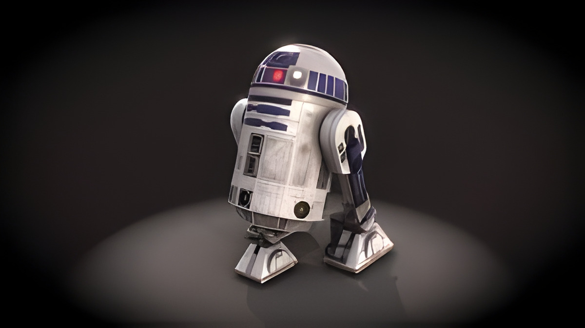 R2-D2 Droid 3D Model Low-poly 3D model_18