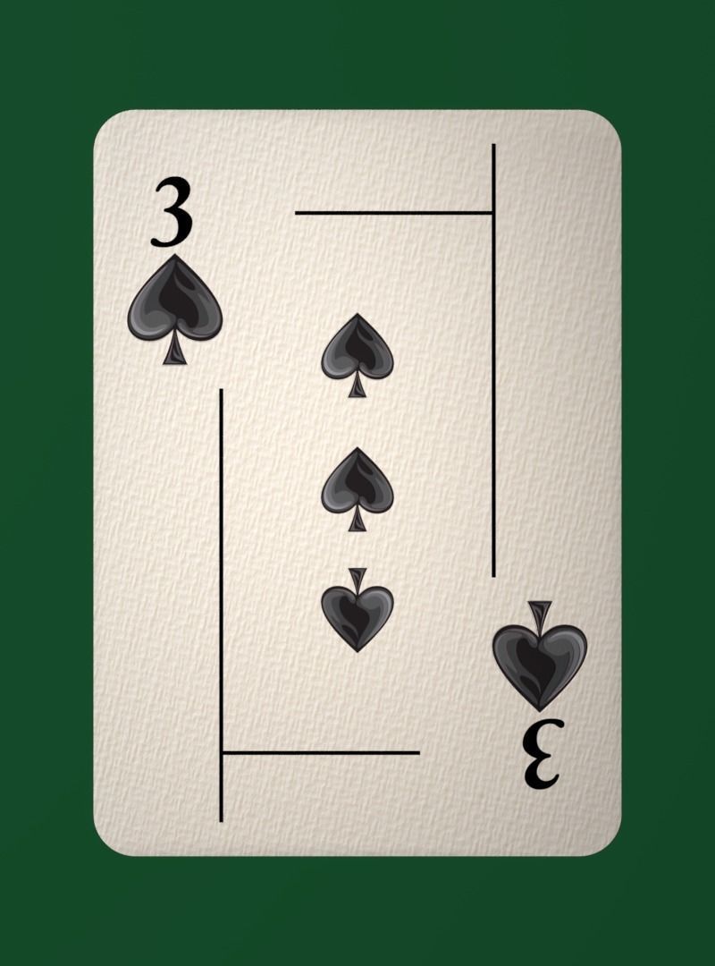 Deck of cards Low-poly 3D model_24