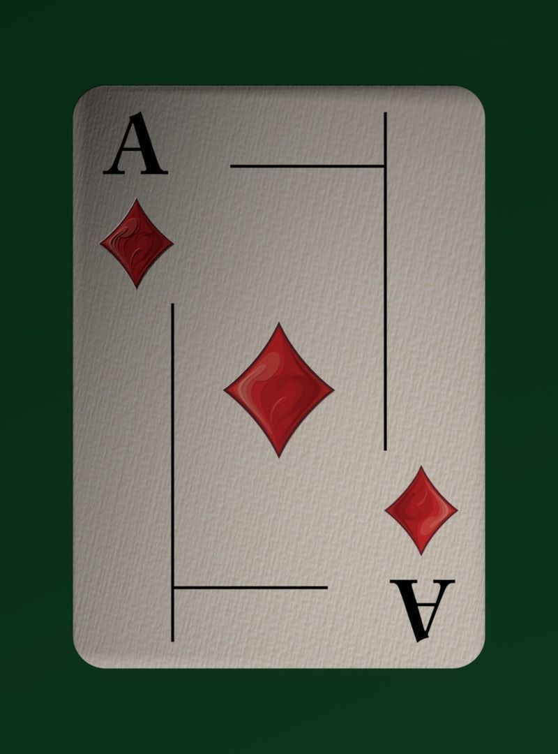 Deck of cards Low-poly 3D model_26
