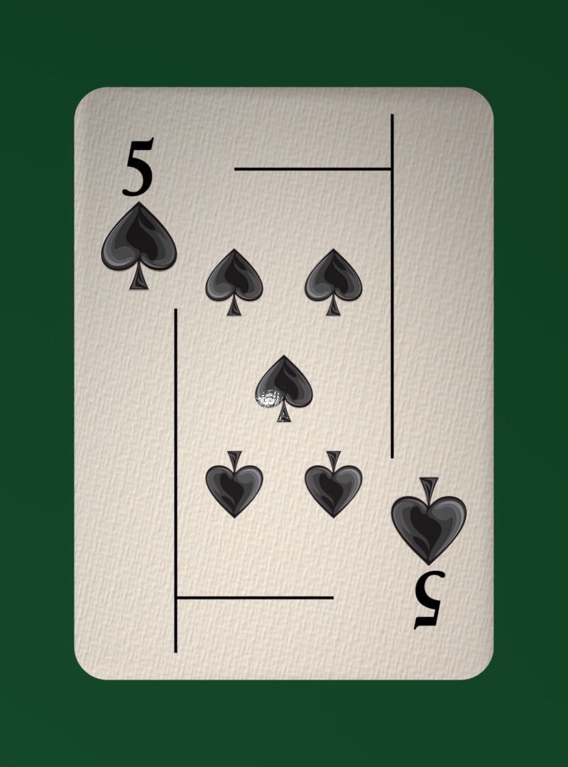 Deck of cards Low-poly 3D model_22